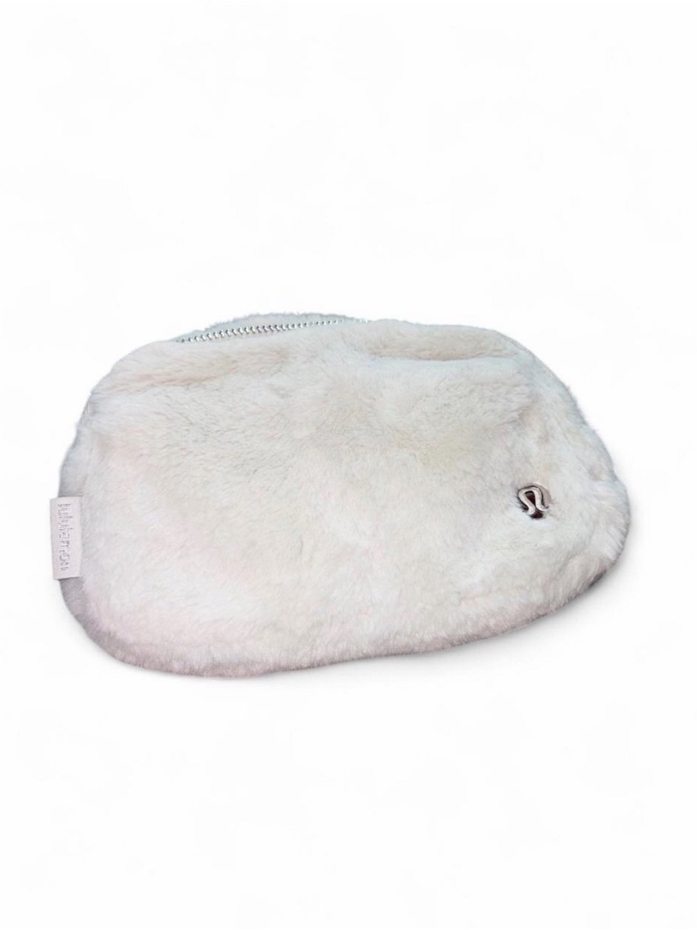 lululemon athletica Plush White Faux Fur Belt Bag